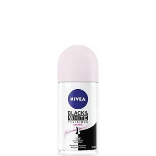 Nivea Black & White Invisible Original 48h Roll-On 50ml Γυναικείο Αποσμητικό Χωρίς Κατάλοιπα