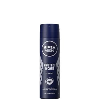 Nivea Men Protect & Care Quick Dry Spray Ανδρικό Αποσμητικό 48ωρης Προστασίας 150ml