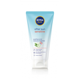 Nivea Sun After Sun Sensitive Ενυδατική Κρέμα Gel Σώματος για Μετά τον Ήλιο με Αλόη 175ml