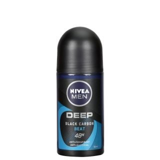 Nivea Men Deep Black Carbon Ανδρικό Αποσμητικό Roll on 48ωρης Προστασίας 50ml