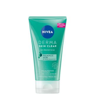 Nivea Derma Skin Clear Anti-Blemish Scrub 150ml Απολεπιστικό Scrub Καθαρισμού Προσώπου Κατά των Πόρων