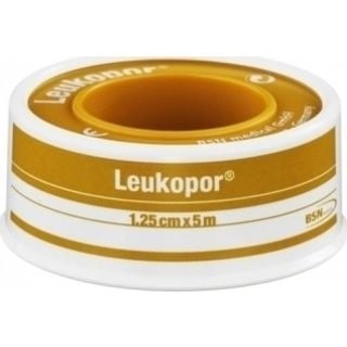 Bsn Medical Leukopor 1.25cm x 5m 1τμχ Αυτοκόλλητη Επιδεσμική Ταινία