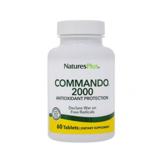 Nature's Plus Commando 2000 60ταμπλέτες Ισχυρή Αντιοξειδωτική Φόρμουλα