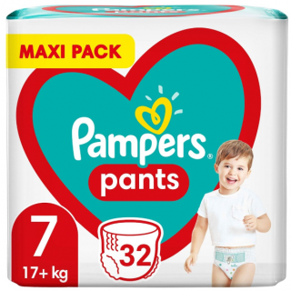 Pampers Pants No7 (17 + kg) 32 τεμάχια