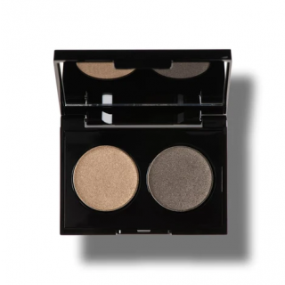 Korres Volcanic Minerals Velvet Dual Eyeshadow Παλέτα Σκιών Khakis 48 3gr