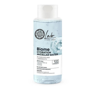 Natura Siberica Lab Biome Hydration Micellar Water 400ml Ενυδατικό Νερό Καθαρισμού Προσώπου με Υαλουρονικό Οξύ & Πανθενόλη