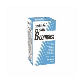 Health Aid Vegan B-Complex 60ταμπλέτες Συμπλήρωμα Διατροφής mε Σύμπλεγμα Βιταμινών Β