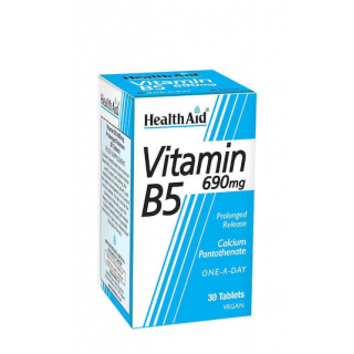 Health Aid Βιταμίνη B5 690mg 30ταμπλέτες