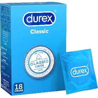 Durex Classic 18 Condoms