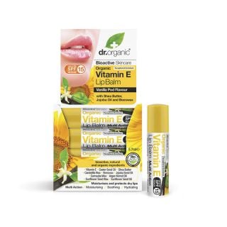 Dr. Organic Vitamin E Lip Balm 5.7ml Ενυδατικό Χειλιών με Βιταμίνη E