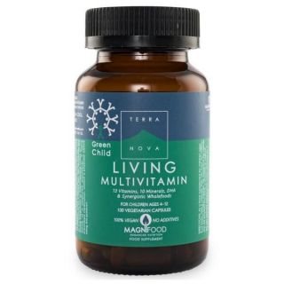 Terranova Green Child Living Multivitamin 100Caps Πολυβιταμίνη για Παιδιά