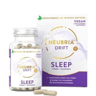 Neubria Drift Sleep Supplement 60κάψουλες Συμπλήρωμα Διατροφής για Ύπνο και Χαλάρωση