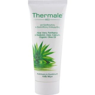 Thermale Med Aloe Vera 200ml Αναπλαστική & Ενυδατική Κρέμα για Ερεθισμένες & Ευαίσθητες Επιδερμίδες