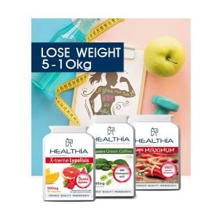 Healthia Promo Lose Weight 5-10kg με X-treme Lypolisis 60καψ Superior Green Coffee 60καψ Caps Maximum 90καψ