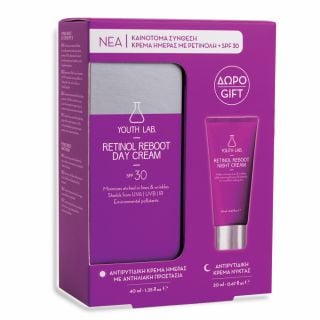 Youth Lab Promo Retinol Reboot Day Cream Spf30 40ml & Free Retinol Reboot Night Cream 20ml