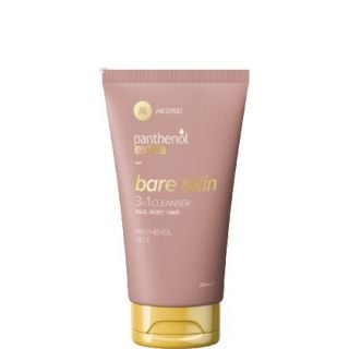 Panthenol Extra Bare Skin 3-in-1 Gel Cleanser 200ml Γυναικείο Αφρόλουτρο & Σαμπουάν για Πρόσωπο, Σώμα & Μαλλιά