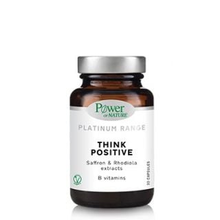 Power Of Nature Platinum Range Think Positive 30κάψουλες για Φυσιολογική Ψυχολογική Λειτουργία 