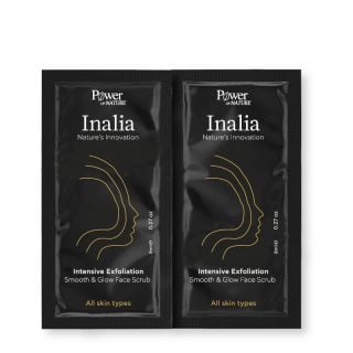 Power Health Inalia Intensive Exfoliation Smooth & Glow Face Scrub 2x8ml Κρέμα για Aπολέπιση Προσώπου