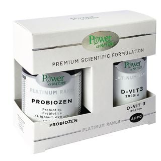 Power Health Promo Platinum Range Probiozen 15κάψουλες & Δώρο Βιταμίνη D-Vit3 20κάψουλες