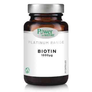 Power Health Platinum Range Biotin of High Purity and Efficiency 1000μg 30caps
