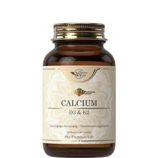 Sky Premium Life Calcium, Vitamin D3 2200IU & Vitamin K2 45mcg Συμπλήρωμα Διατροφής για τα Οστά 60ταμπλέτες