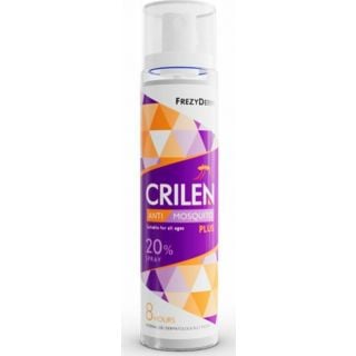 Frezyderm Crilen Anti Mosquito Plus 20% Άοσμο Εντομοαπωθητικό Σπρέι 100ml