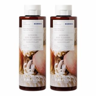 Korres Αφρόλουτρο Peach Blossom 2 x 250ml Άνθη Ροδακινιάς 1 + 1 ΔΩΡΟ