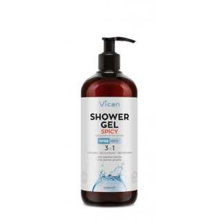 Vican Shower Gel Spicy Ανδρικό Αφρόλουτρο με Αρωμα Κάρδαμου 500ml