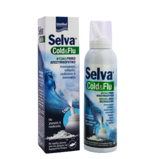 Intermed Selva Cold & Flu Φυσικό Ρινικό Αποσυμφορητικό για Ενήλικες & Παιδιά 2+ 150ml