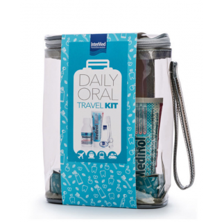 Intermed Promo Daily Oral Travel Kit Medinol Φθοριούχος Οδοντόκρεμα 50ml & Στοματικό Διάλυμα 100ml & Οδοντόβουρτσα 1τμχ