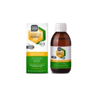 Pharmalead Propolis Plus Cough Relief 200ml Φυτικό Σιρόπι Για Το Βήχα και τον ερεθισμένο λαιμό με Μέλι Μανούκα & Προβιοτικά