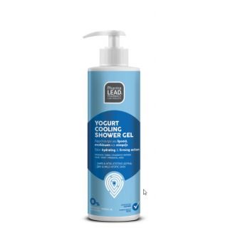 PharmaLead Yogurt Cooling Shower Gel 500ml Ενυδατικό & Συσφικτικό Αφρόλουτρο για Ξηρό & Ήπια Ατοπικό Δέρμα