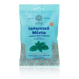 Garden Καραμέλες για το Λαιμό Ιαπωνική Μέντα 60gr