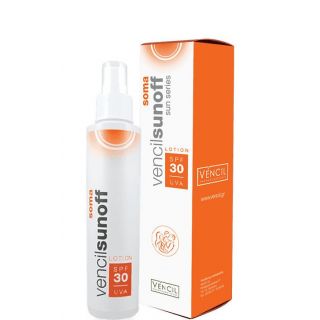 Vencil Sunoff Soma SPF30 Αντηλιακή Λοσιόν Σώματος Υψηλής Προστασίας Με Αντισηπτικούς Παράγοντες 150ml