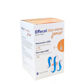 Epsilon Health Effecol Micro-Enemas 4000 Παιδικά Μικροκλύσματα 4x6gr