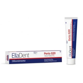 Elladent Perio 020 75ml Οδοντόπαστα κατά της Οδοντικής Πλάκας, της Κακοσμίας και των Ερεθισμών & Φλεγμονών