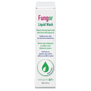 Oregano 4 Life Fungor Liquid Wash Φυσικό Υγρό Καθαρισμού με Αιθέριο Έλαιο Βιολογικής Ρίγανης 200ml