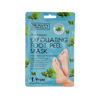 Formula Peppermint Exfoliating Foot Peel Mask Απολεπιστική Μάσκα Ποδιών 1 Ζευγάρι