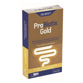 Quest ProBiotix Gold 15 Caps με 8 Διαφορετικά Προβιοτικά