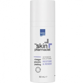 InterMed The Skin Pharmacist Restore & Renew Vinegar Glycolic Peeling 50ml Ισχυρό Gel Απολέπισης Προσώπου που Καθαρίζει, Προστατεύει & Επαναφέρει τη Φυσική Λάμψη της Επιδερμίδας