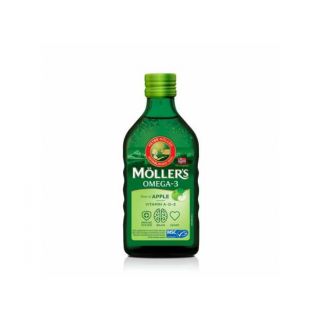 Nature's Plus Moller's με Γεύση Μήλο 250ml Μουρουνέλαιο 