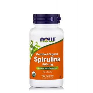 Now Foods Spirulina 500mg 100ταμπλέτες