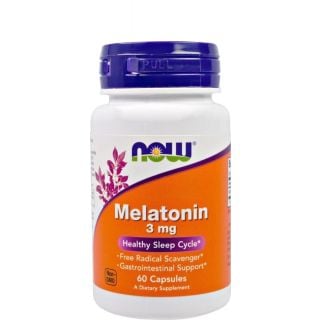 Now Foods Liquid Melatonin 3mg 60κάψουλες Συμπλήρωμα Διατροφής Μελατονίνης για Αϋπνία & Διαταραχές Ύπνου