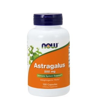 Now Foods Astragalus 500mg 100κάψουλες Συμπλήρωμα Διατροφής για Ενίσχυση Ανοσοποιητικού & Προστασία από Κρυολόγημα