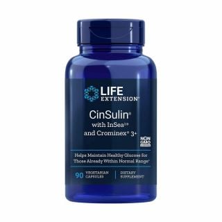 Life Extension Cinsulin With Glucose Management 90 Caps Ρύθμιση Σακχάρου