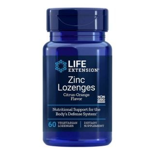 Life Extension Zinc Lozenges 18.75mg 60 Παστίλιες Ψευδάργυρος 