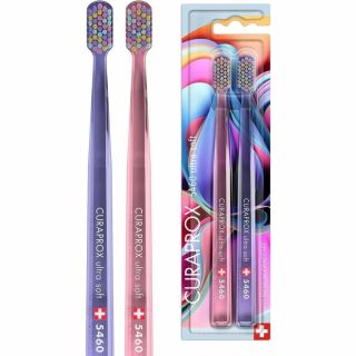 Curaprox CS 5460 Colorful Curls Edition Ultra Soft Toothbrush 2pcs