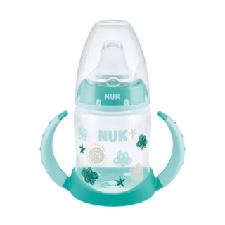 Nuk Nature Sense Blue 10.743.813 Μπιμπερό Εκπαίδευσης Πλαστικό με 2 Λαβές 150ml  1 Τεμάχιο