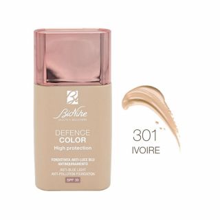 Bionike Defence Color Hydra Glow Spf30, No. 301 Ivoire Ενυδατικό Foundation με Υαλουρονικό Οξυ & Πρεβιοτικά 30ml