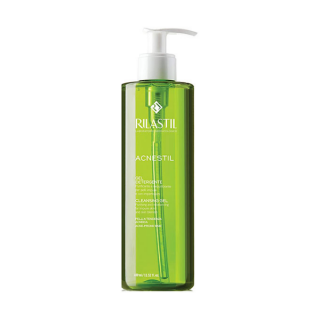 Rilastil Acnestil Purifying & Rebalancing Cleansing Gel 400ml Καθαριστικό Τζελ για Επιδερμίδες με Ατέλειες & Τάση Ακμής